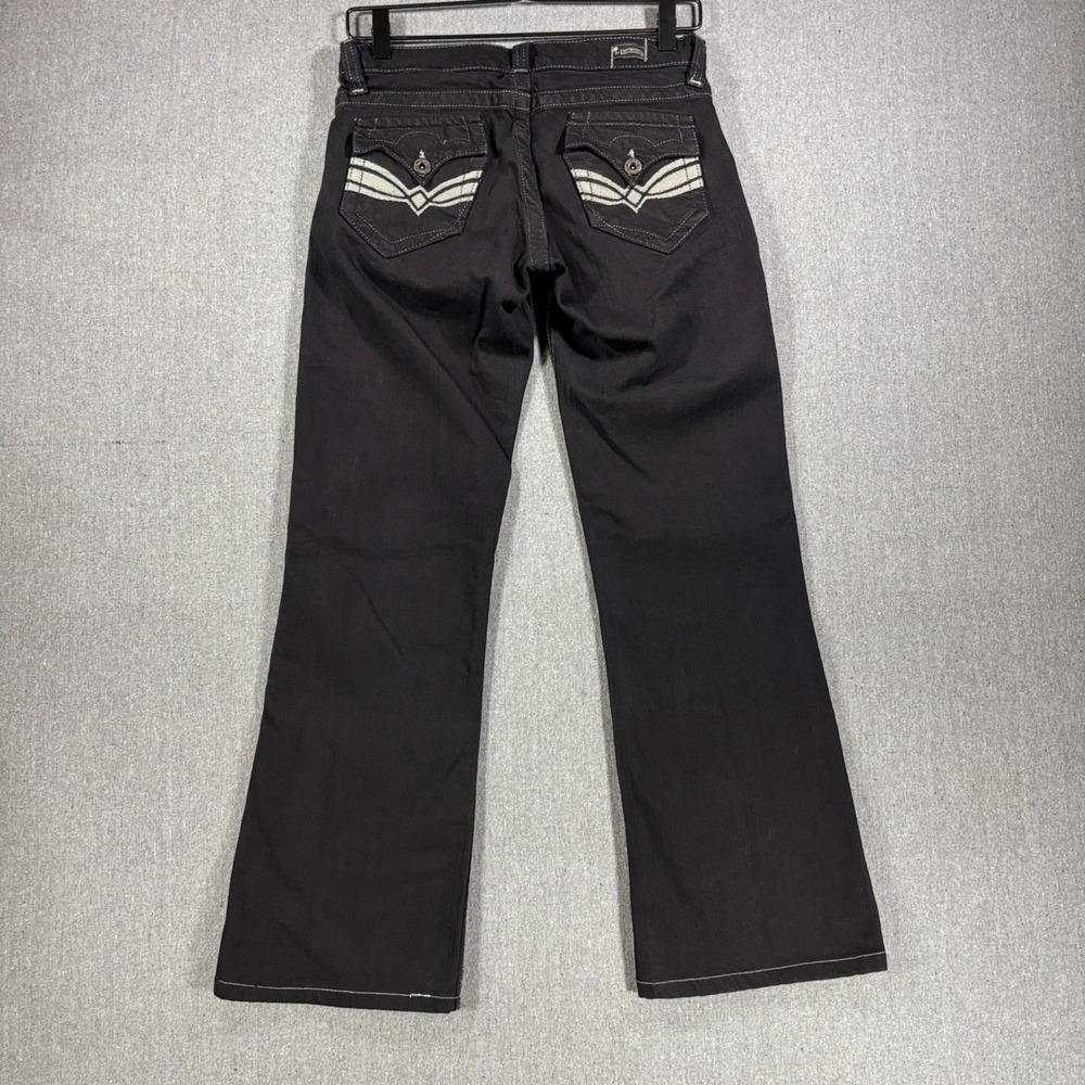 Lucky Brand Lil Maggie Black Jeans Womens 2/26 Y2K Vintage Made in USA - Picture 2 of 11